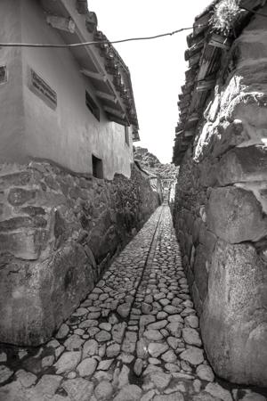 Alleway in village